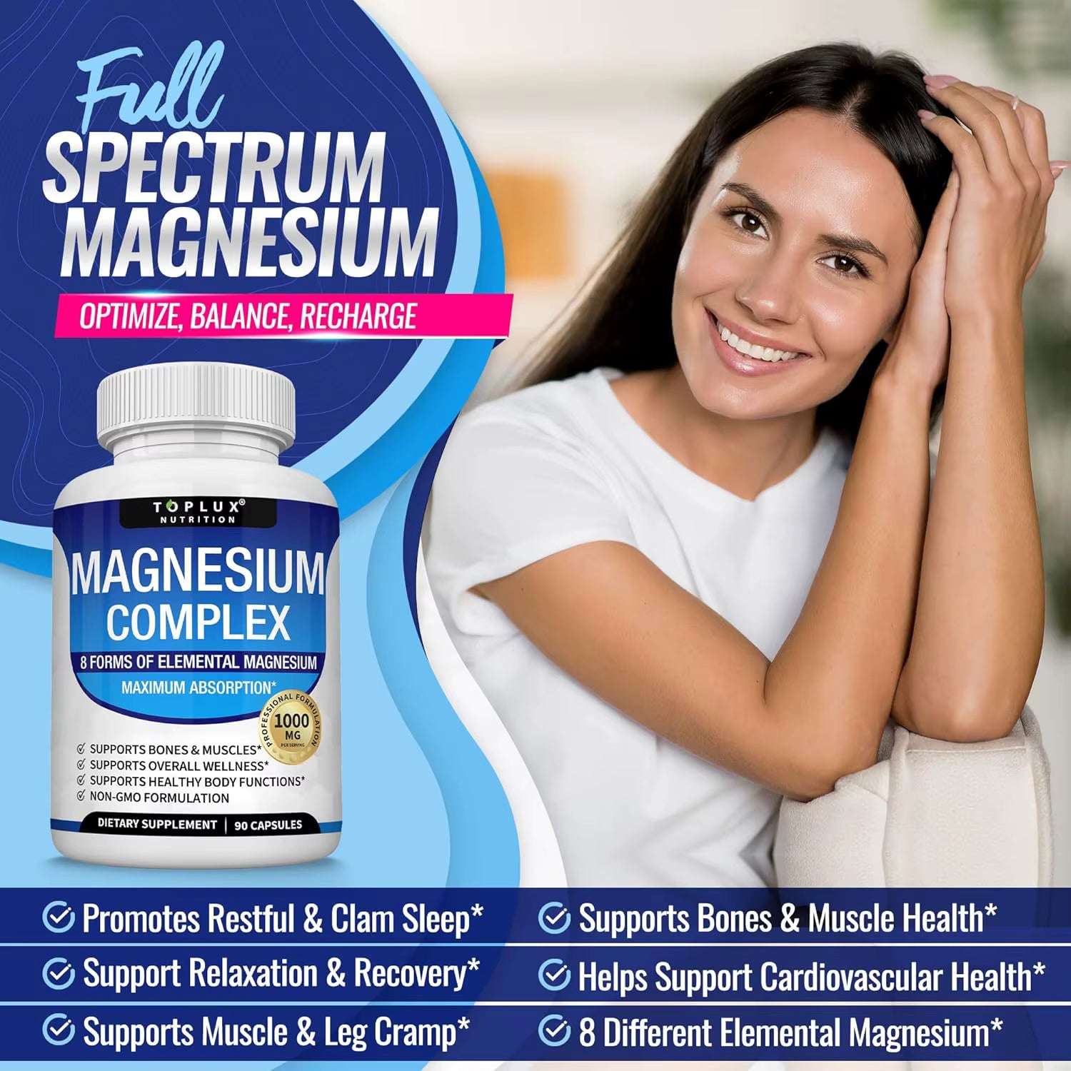 MAGNESIO COMPLEX 90 CAPSULAS